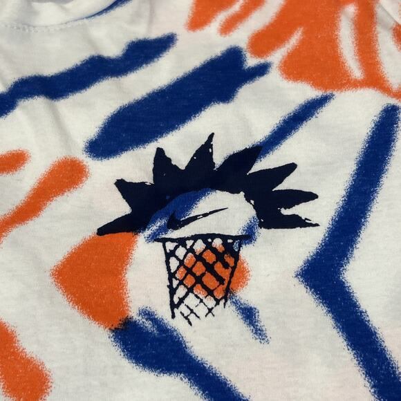 Nike Tee Shirt Mens Size Large Tie Dye Basketball Block Party Dunk Contest Logo - Picture 5 of 13